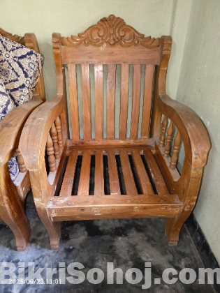 সোফা বিক্রয় করা হবে, ফোম ছাড়া। (লোকেশন- গৌরনদী)